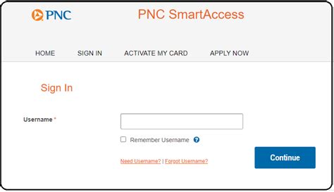 pnc smartaccess online banking